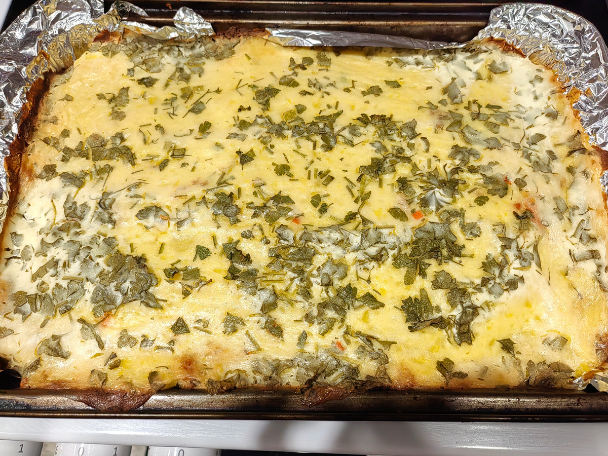 Готовая, только из духовки