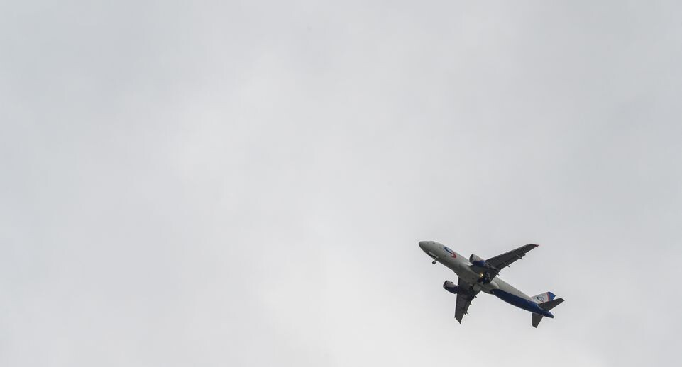    Самолет в небе над Ленинским округом / Медиасток.рф