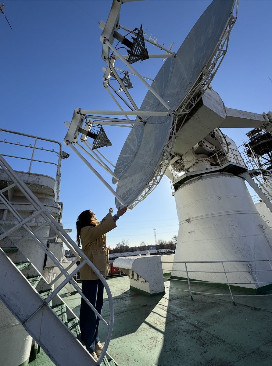 На палубе судна космического флота