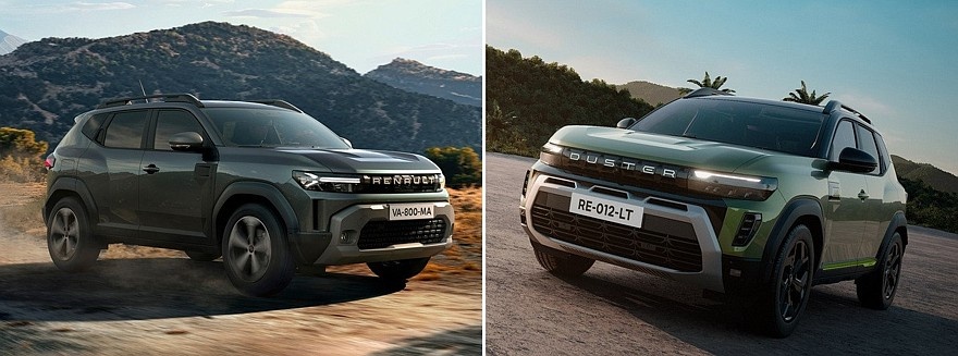    Слева — глобальный новый Renault Duster турецкого производства, справа — модель для Индии