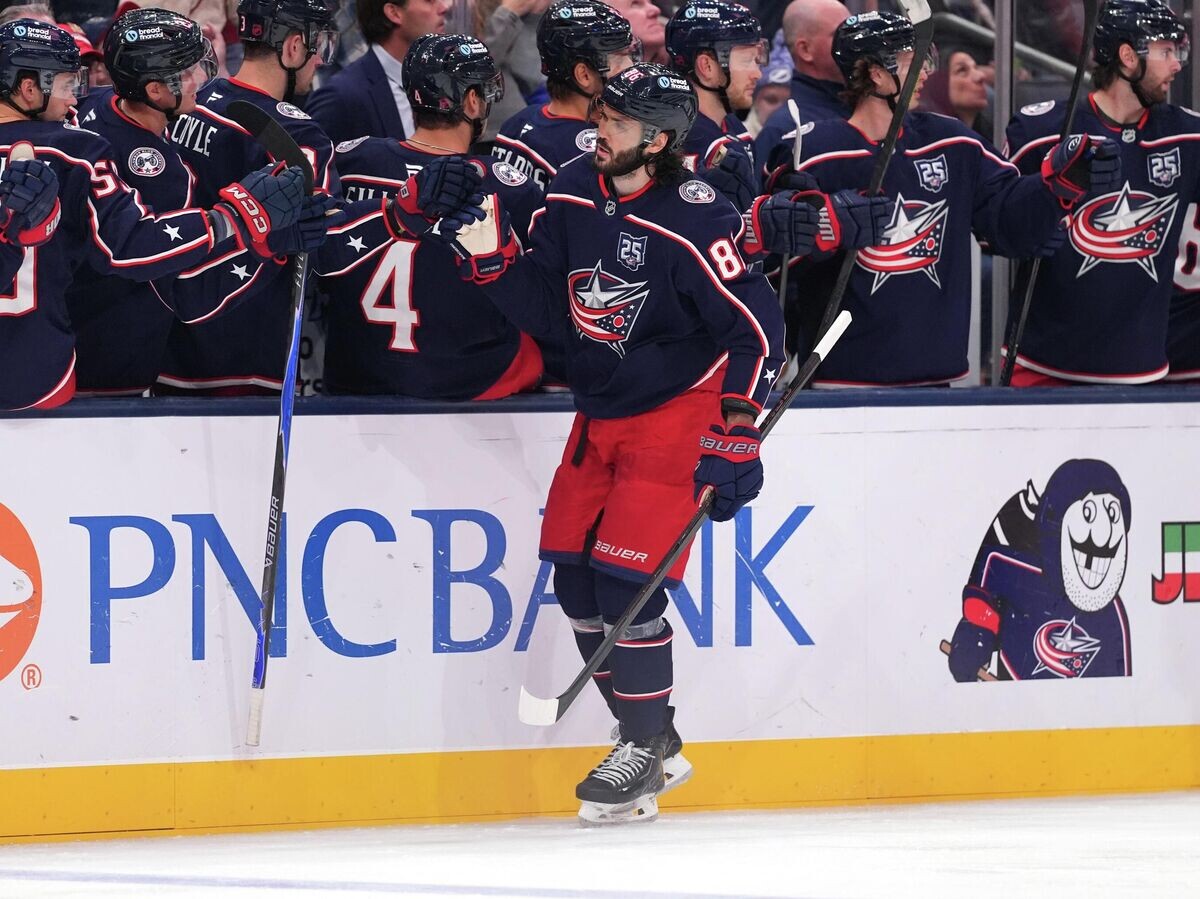    Хоккеист "Коламбус Блю Джекетс" Кирилл Марченко | © Фото : Пресс-служба "Коламбуса"