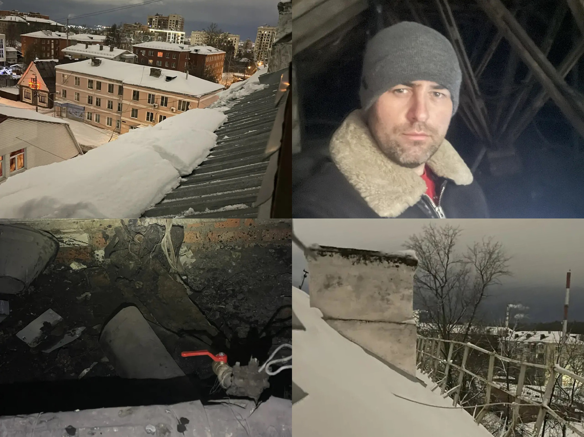 Вот так и выглядит настоящая любовь ❤️. Когда для твоего спокойного сна, муж среди ночи готов залезть на крышу, чтобы разведать обстановку и узнать катастрофичность ситуации)