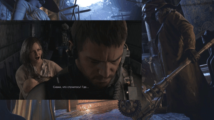 Gif картинка "Уничтожение деревни"