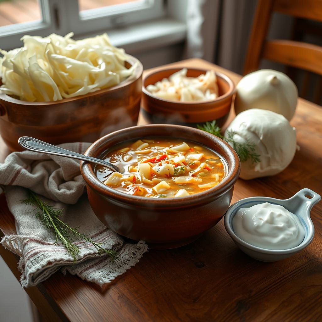 Щи из белокочанной капусты