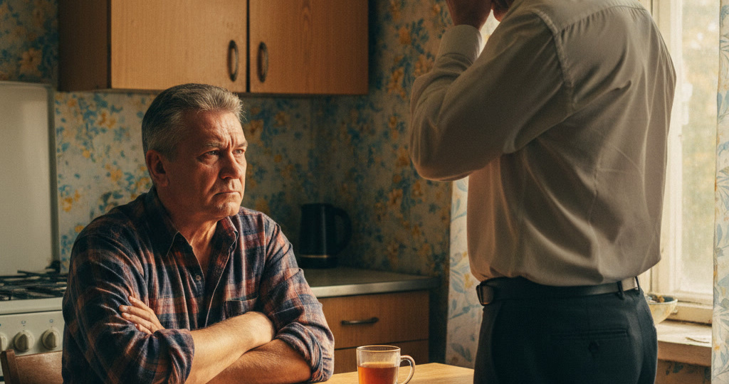 — Я всю жизнь себе отказывал ради тебя, а теперь тебе папа не нужен! — обиделся отец