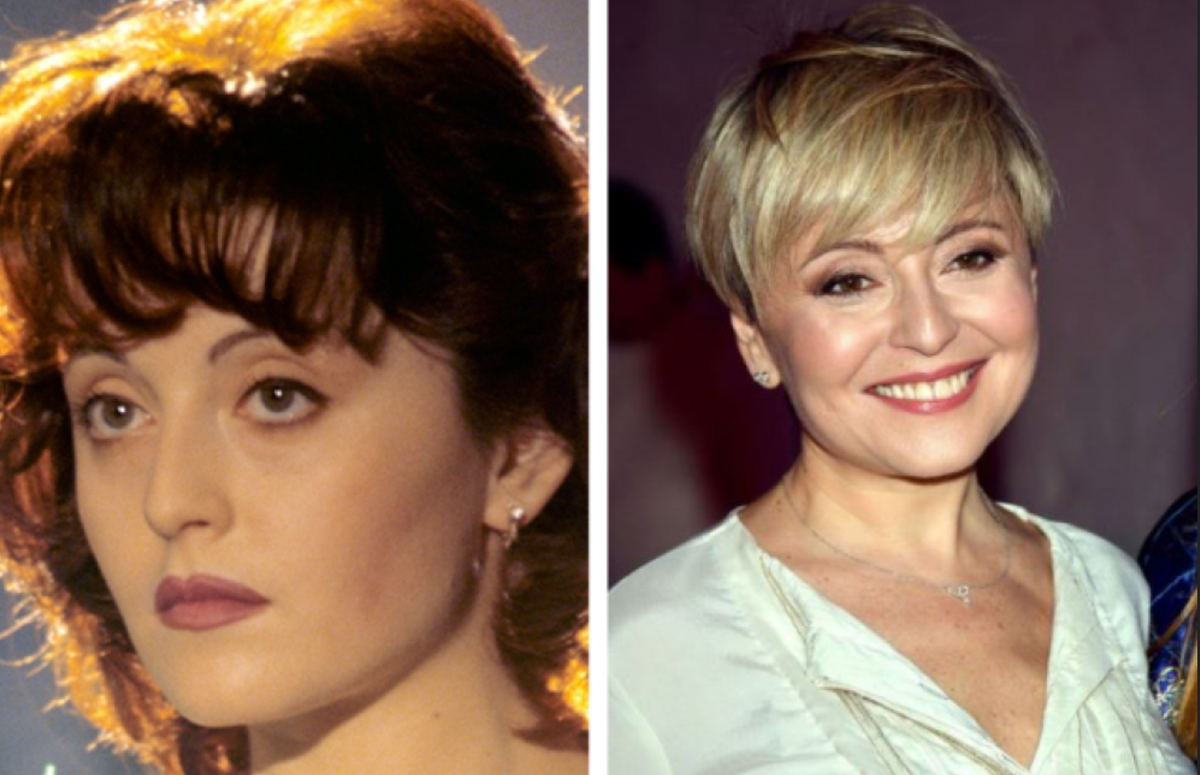 Анжелика в молодости и сейчас