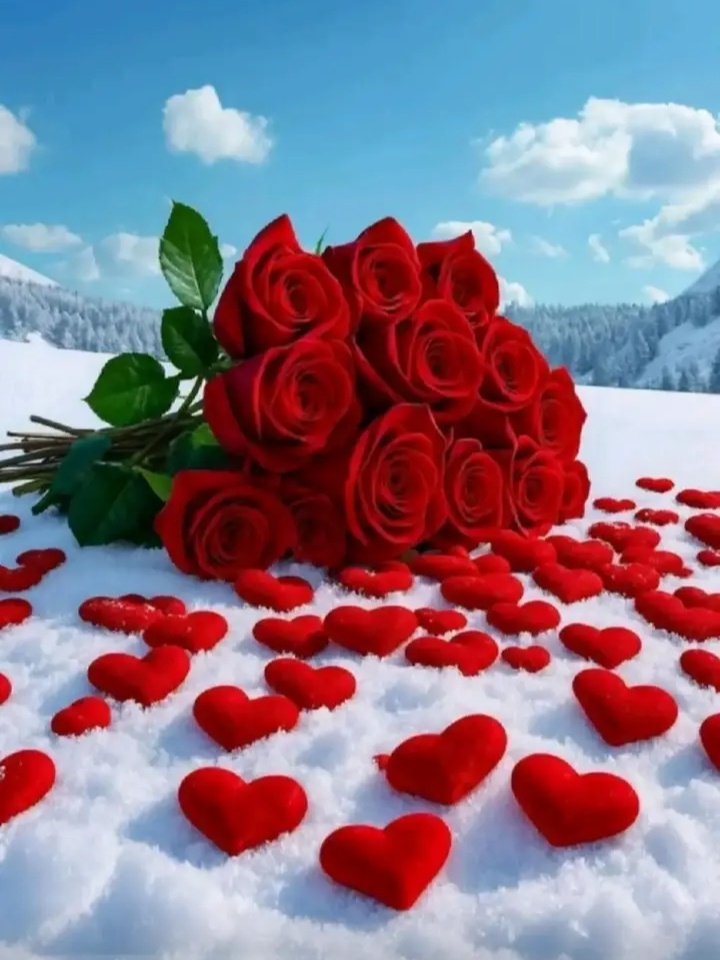 " Между нами любовь " Моё сердце наполнено любовью и нежностью к тебе.."На двоих одна судьба.. Я счастлив любить тебя, сладкий поцелуй,  любовь из нежных слов, с красивым букетом роз.. Любовь счастье, твоё любимая  счастливое сердце.. Нежные чувство любви, прикасаюсь к губам твоим, роман любви.. Во сне С тобою мы вдвоём, ты меня сильнее прижимай, ни куда меня не отпускай.. В сердце любовь мою оберегай.. Целую нежно губки твои ты мой нежный ангелочек любви..26.01.2026 г. Автор.. Василий Байкалов