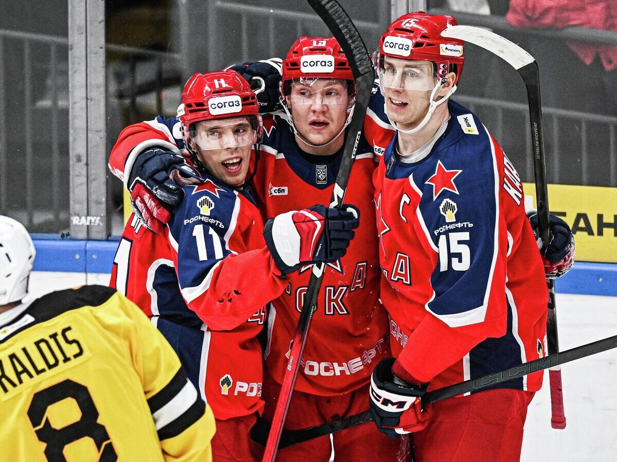    Хоккей. КХЛ. ЦСКА (Москва) - "Северсталь" (Череповец) | © РИА Новости / Сергей Бобылев