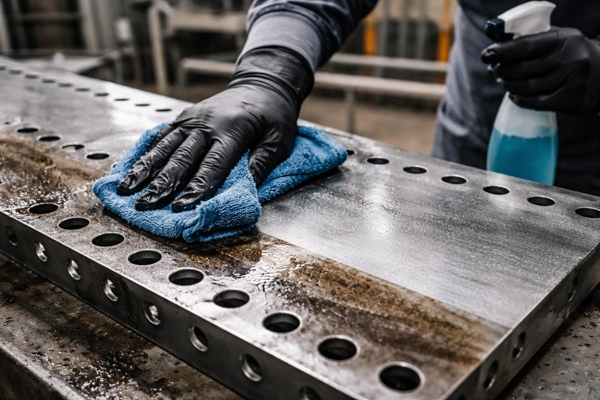 Подготовка металла перед покраской — обезжиривание и очистка поверхности