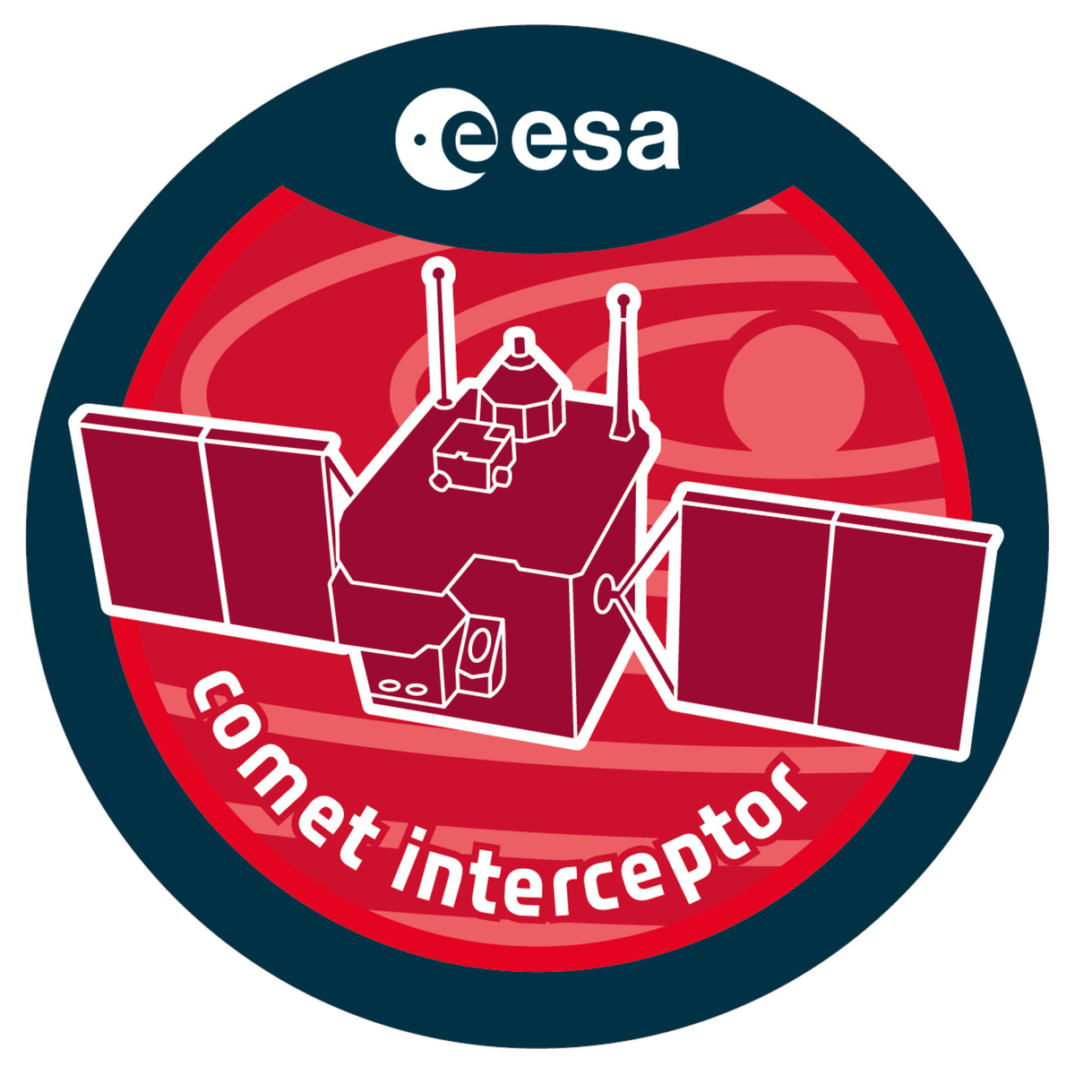 Эмблема Comet Interceptor.