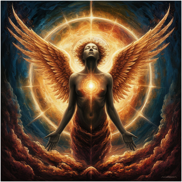 Сгенерировано ИИ- возрождение души.