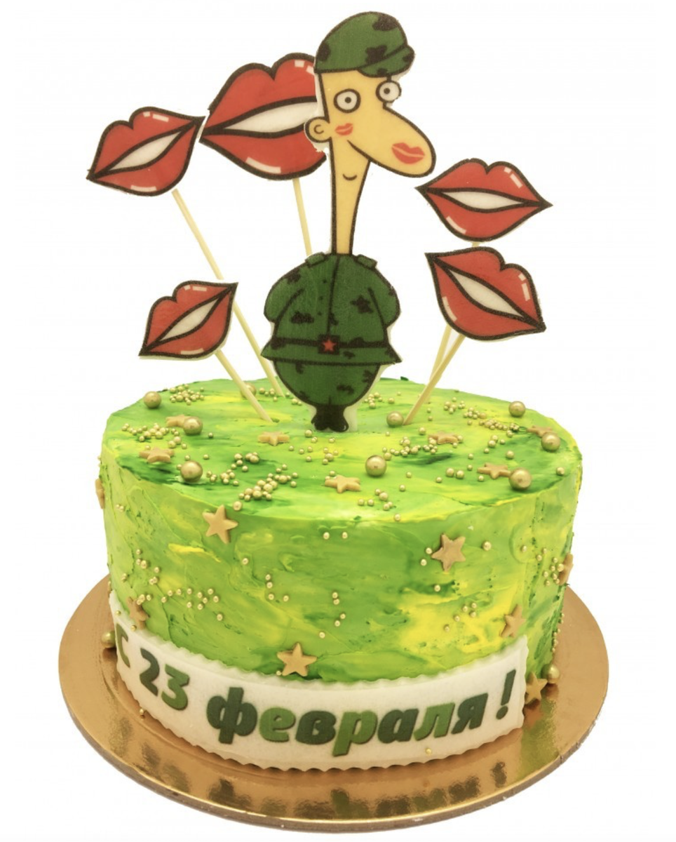 Один из наших тортиков: https://karavaevotort.ru/category/23-fevralya/torty-na-23-fevralya/