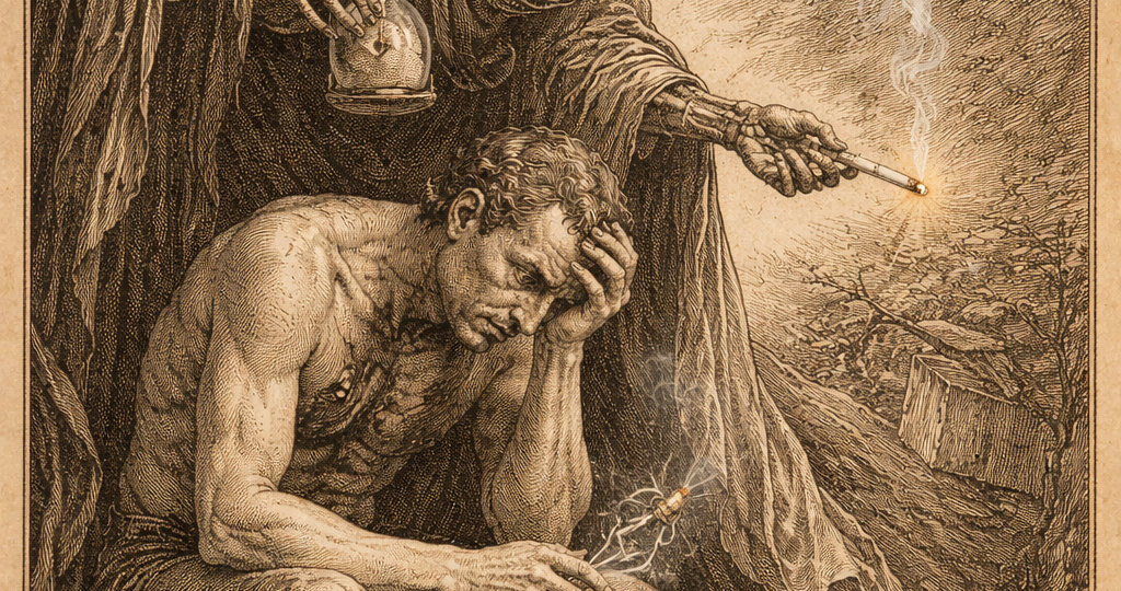 Смерть предлагает последнюю сигарету