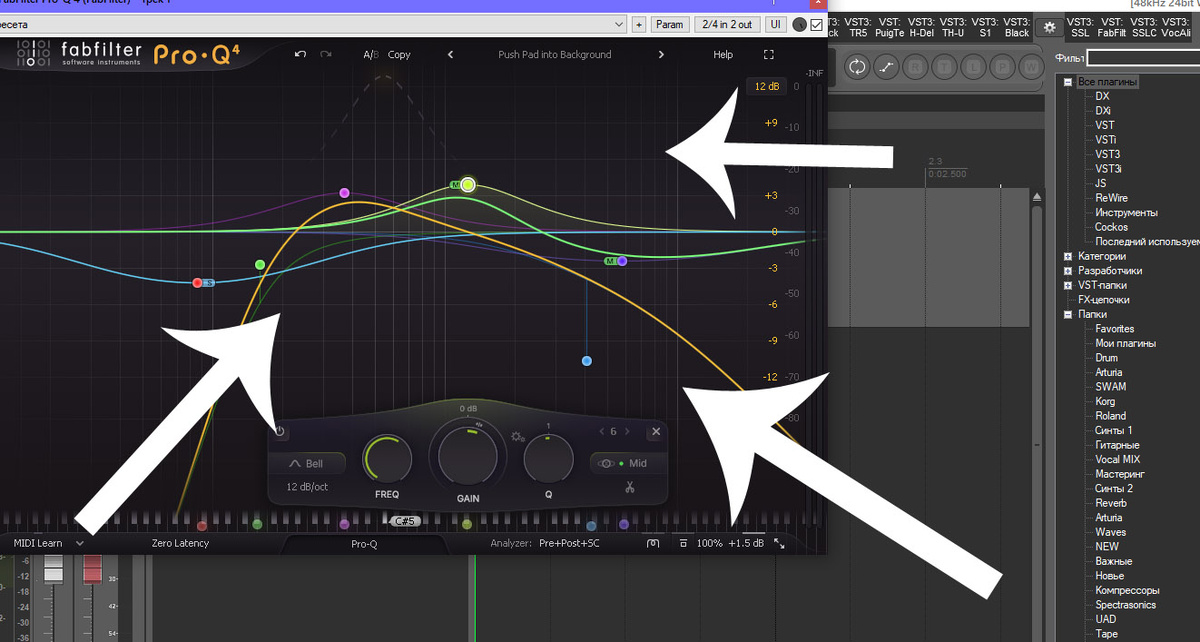 Секреты  правильной  эквализации при сведении трека.