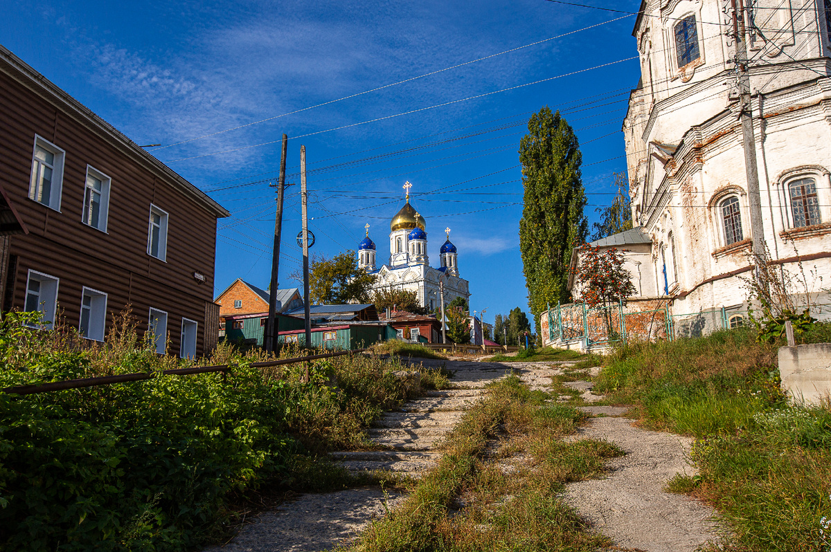 Вид на Вознесенский собор. Елец, Липецкая область. Фото автора статьи (ещё 1 фото, листайте галерею)   
