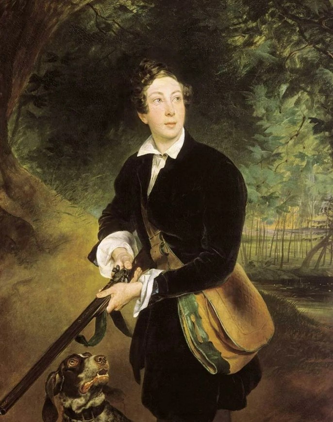 Портрет А.К.Толстого кисти К.Брюллова