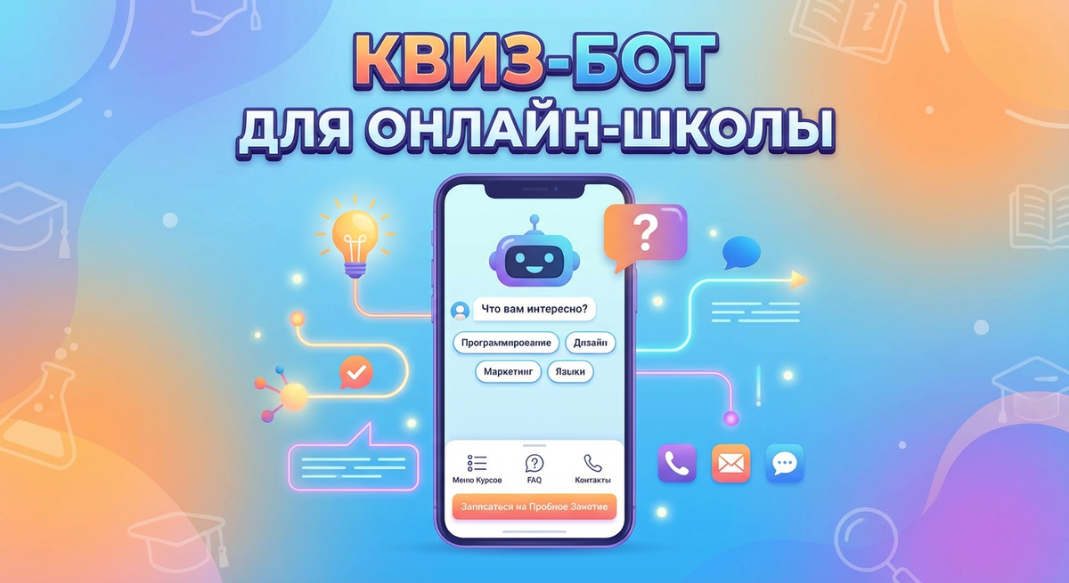 Телеграм бот онлайн‑школы