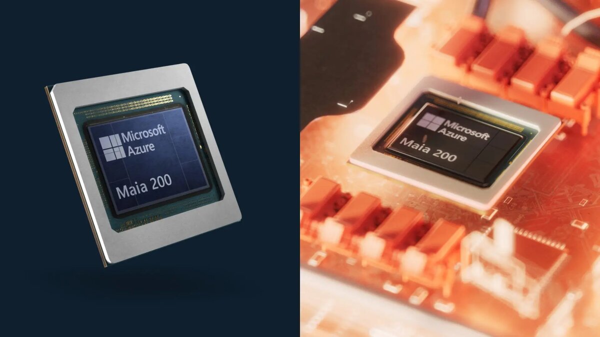 Чипсет Microsoft Maia 200.