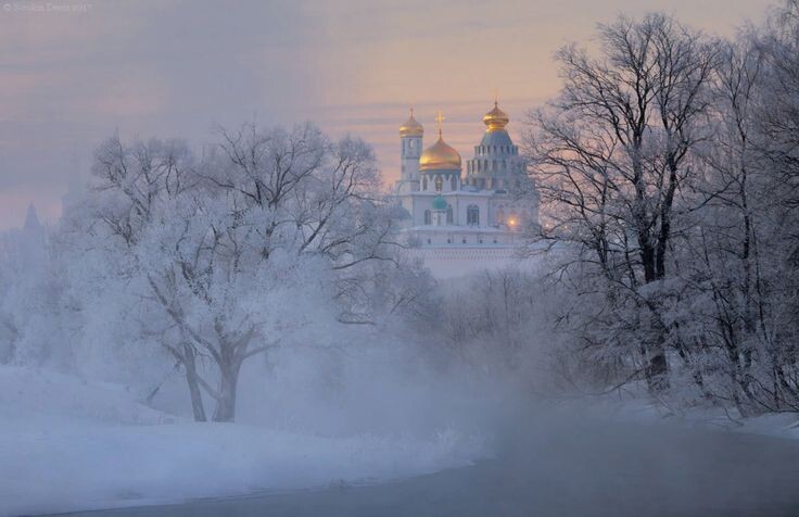 Воскресенский Ново-Иерусалимский. монастырь. Зима. Изображение из открытых источников