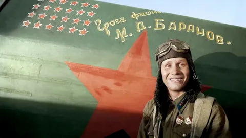 Гроза фашистов М.Д. Баранов