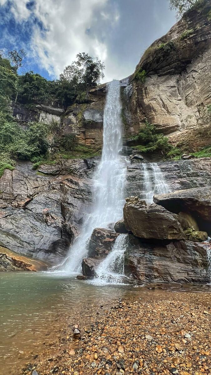 Водопад Рамбода, Нувара-Элия, Шри-Ланка. Фото автора 
