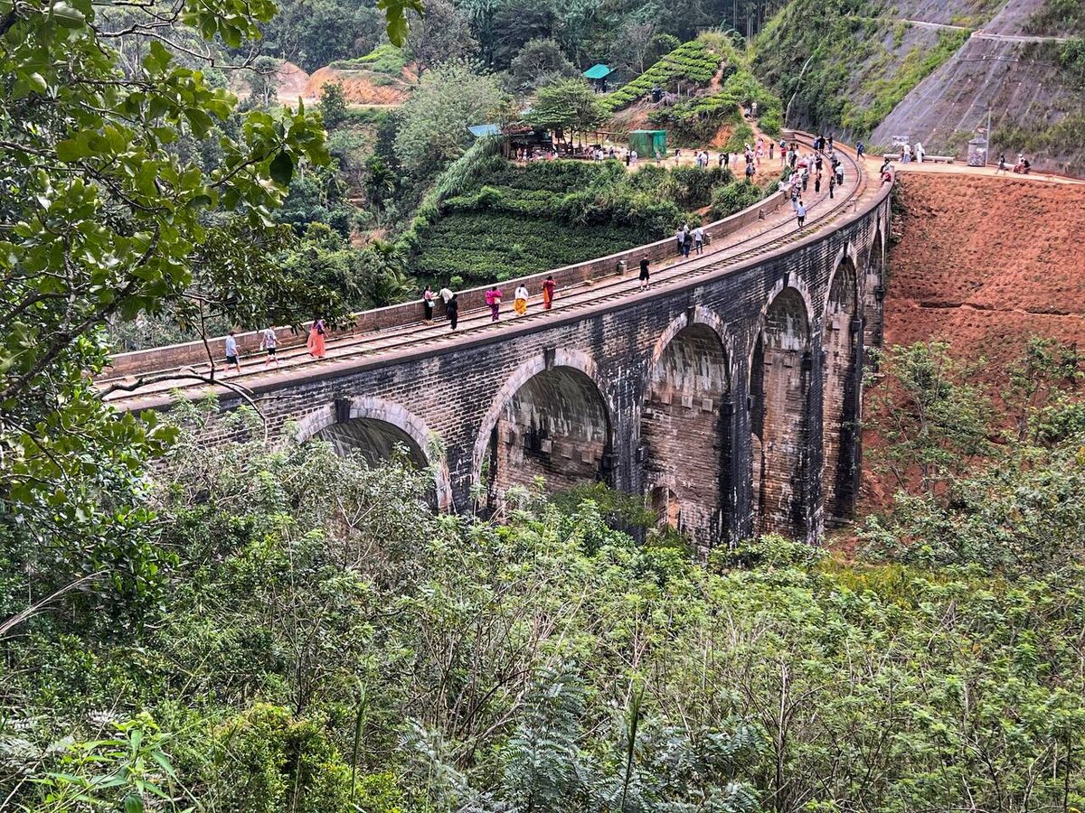 Девятиарочный мост, Элла, Шри-Ланка. Фото автора