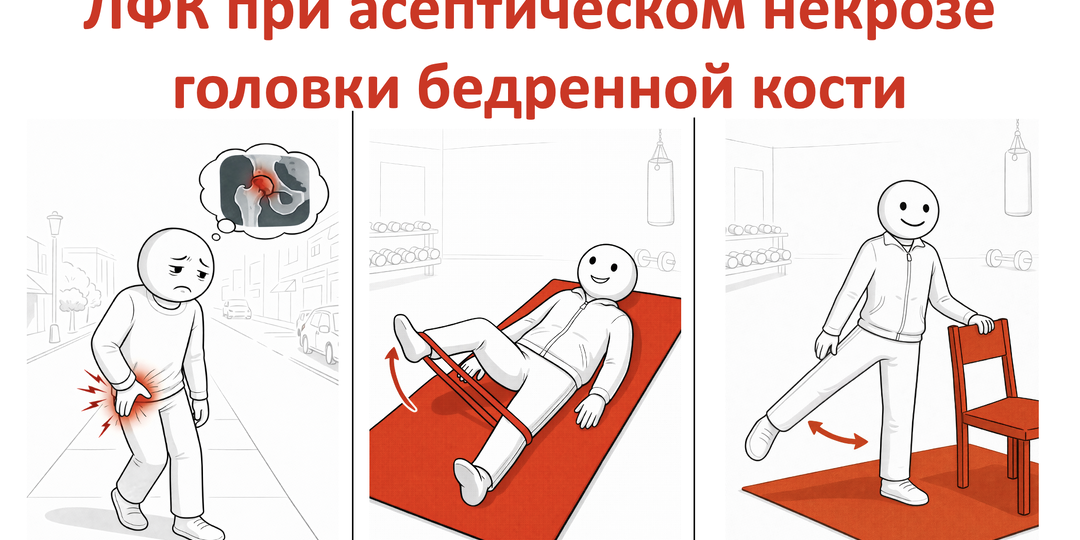 ЛФК при асептическом некрозе головки бедренной кости