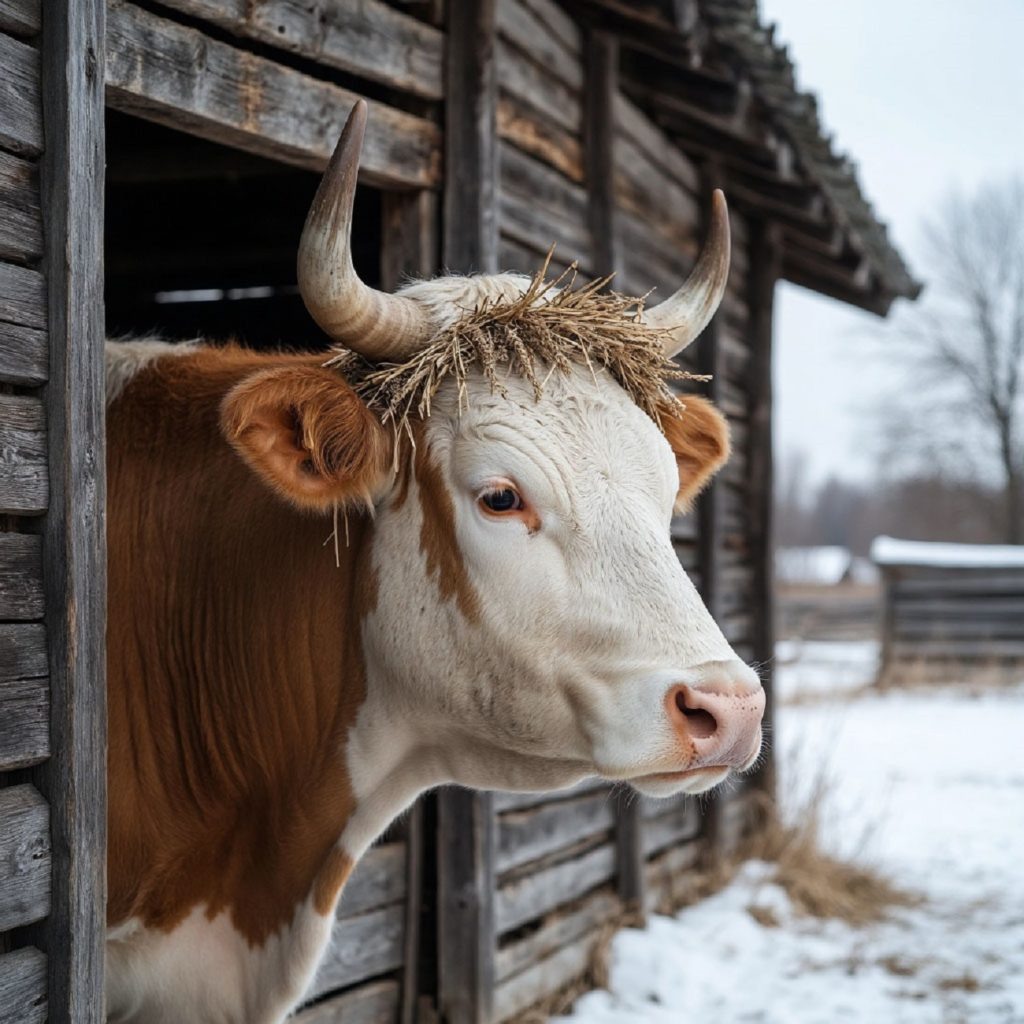 Изображение сгенерировано с помощью нейросети Алиса AI📷    «На святую Нину порадуй скотину»: традиции 27 января
