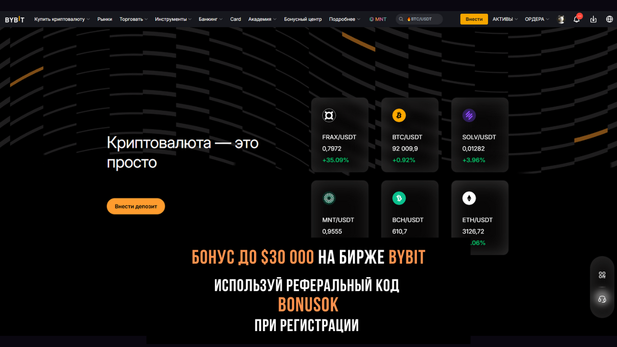 Криптобиржа Bybit
