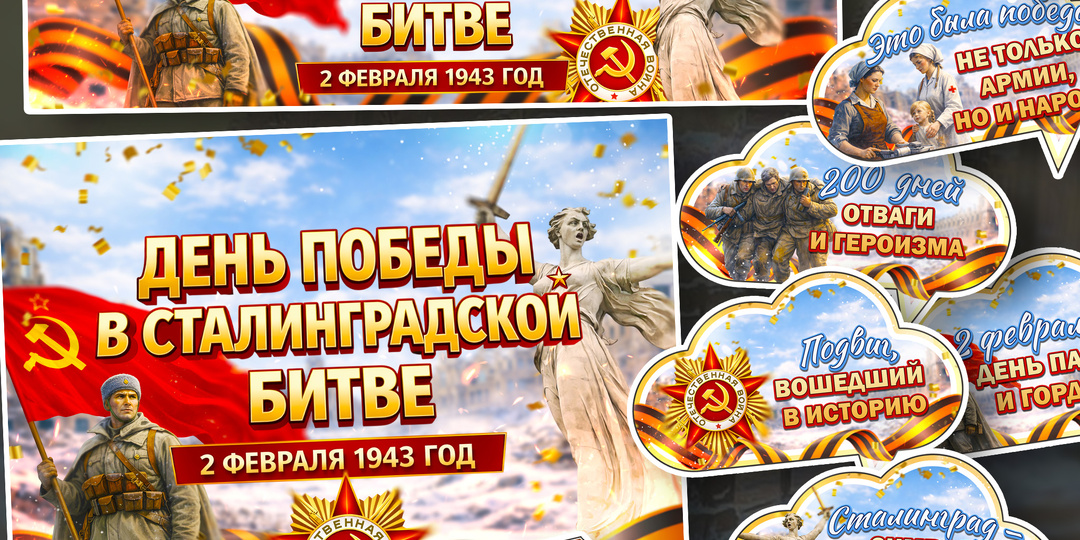Бесплатные материалы на 2 февраля «День разгрома советскими войсками немецко-фашистских войск в Сталинградской битве»