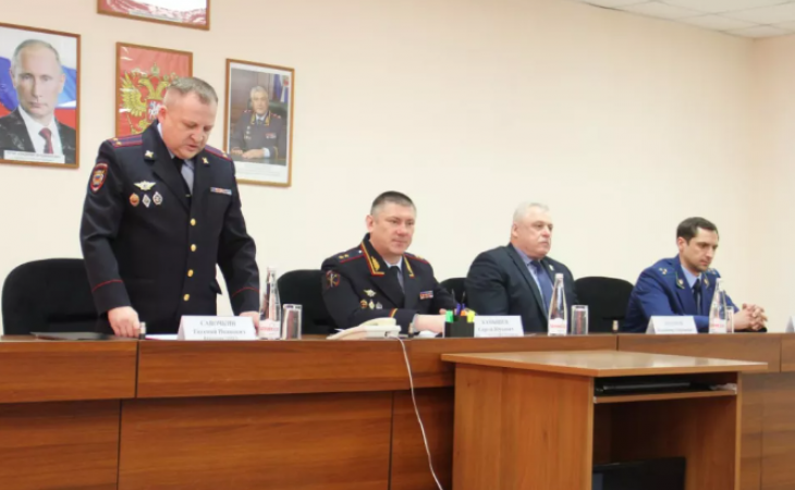 Представление Евгения Савочкина. Фото: ГУ МВД России по Алтайскому краю
