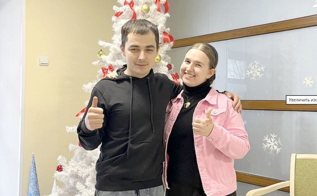   Вероника Красноперова и Виктор Яцишин / Фото: из архива ОДШИ