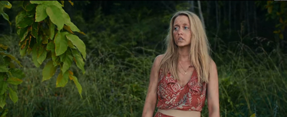 Жертва... умудрилась выжить на необитаемом острове...