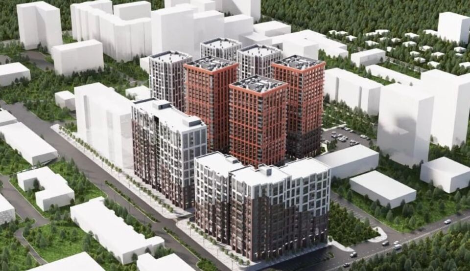    Проект ЖК на ул. Крупской. Источник: «Адалин»