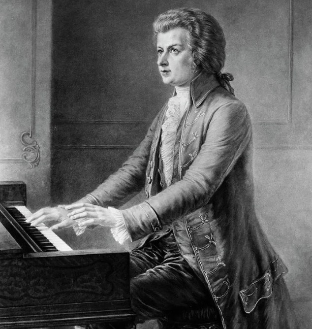 В.А.Моцарт - воплощенное вдохновение. Портрет взяла из свободных источников на просторах интернета