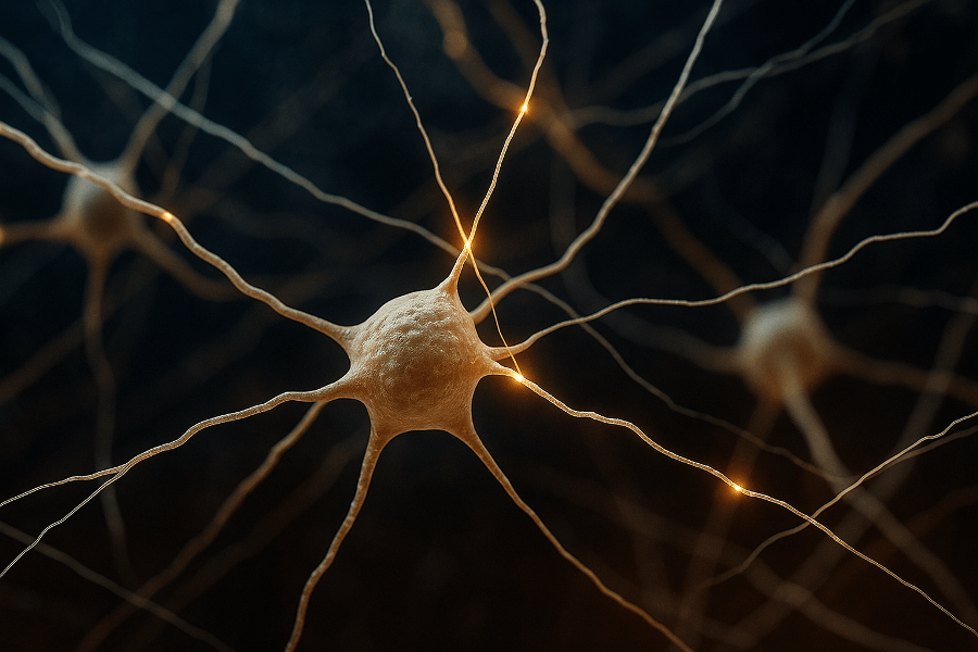 Каждый раз, когда человек осваивает навык или просто задумывается над задачей, между нейронами появляются новые связи. Источник — ChatGPT-5