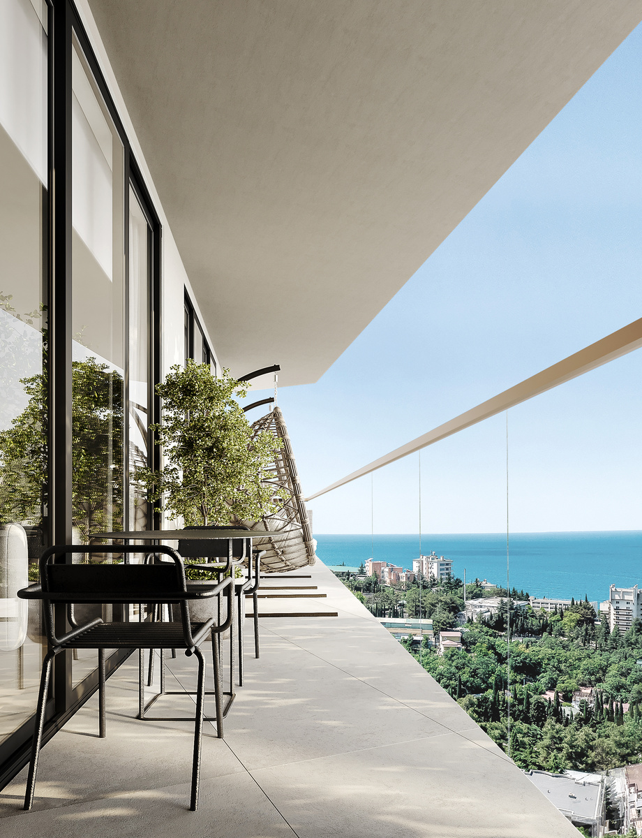 Вид на море Крым