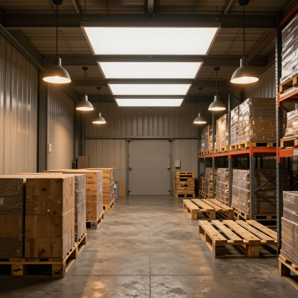 Освещение на складе