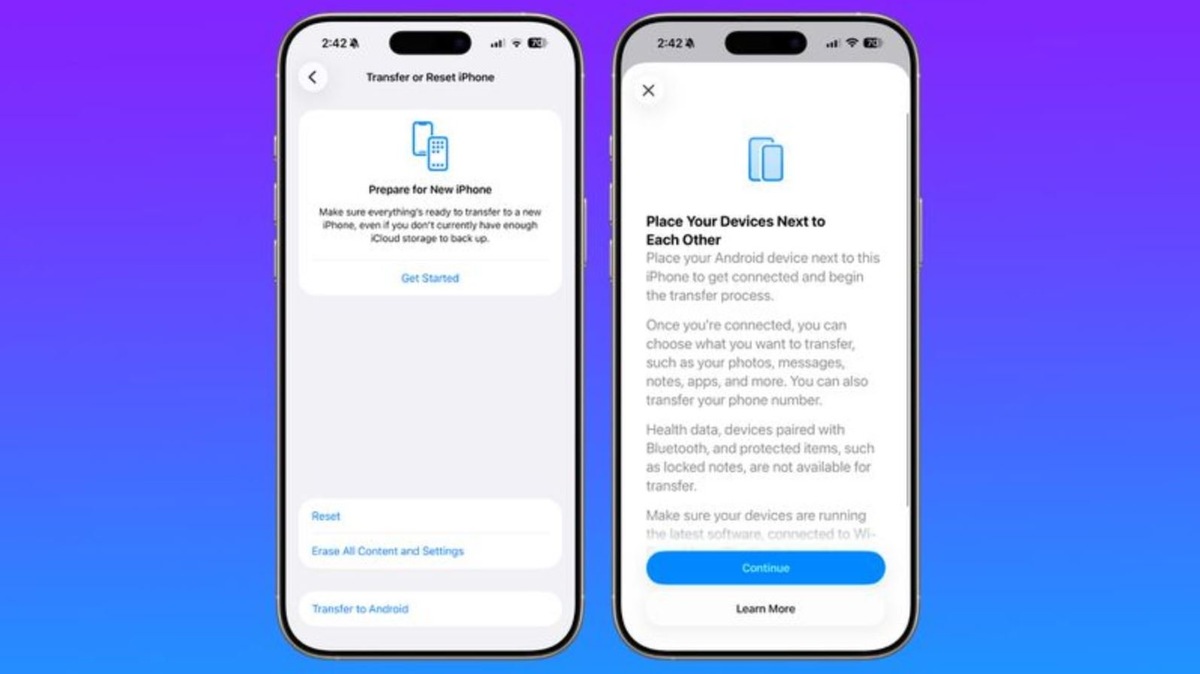    Перенос данных на Андроид теперь встроен в iOS. Изображение: macrumors.com