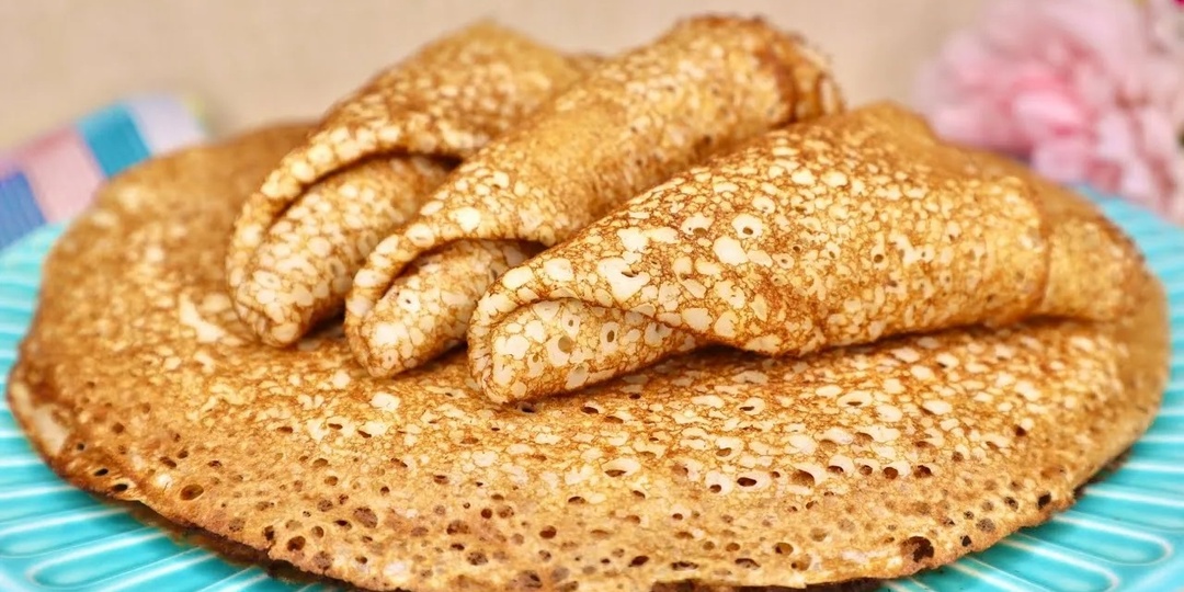 РЕЦЕПТ КЛАССИЧЕСКИХ БЛИНОВ НА КЕФИРЕ.