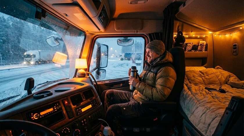 Ночевал в машине при -25: 5 лайфхаков от дальнобойщиков, которые реально работают