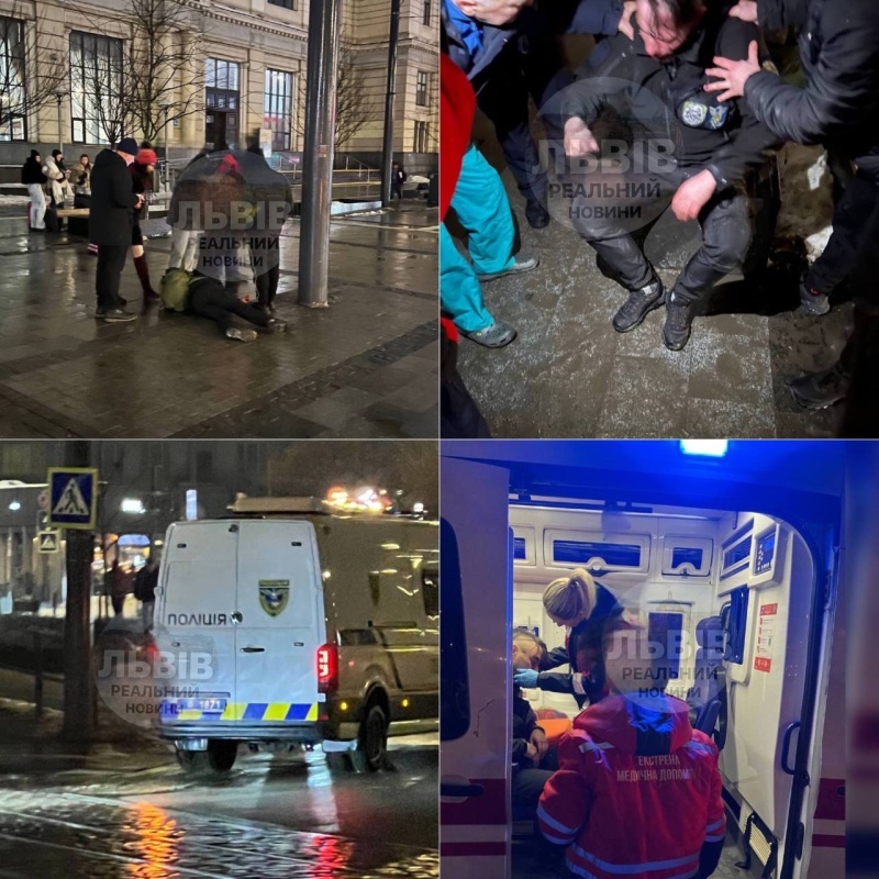    На вокзале Львова военкомы жестоко избили ветерана ВСУ