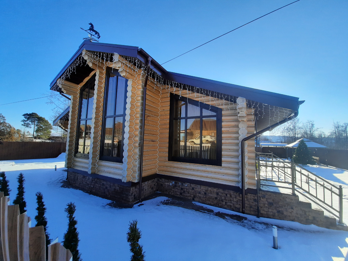 Полностью готовый дом с технологией "теплый шов".