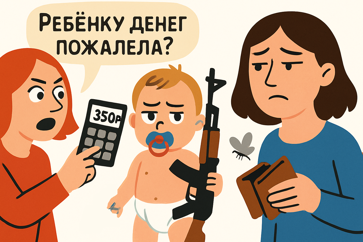 «Сдаём на будущих защитников! Они же мужчины!» — кричат в чате садика. Моему сыну нет и 3 лет. Он ложку держать не умеет, ходит в памперсах, а его уже в защитники записали? Я отказалась сдавать. Меня назвали "жадной"...