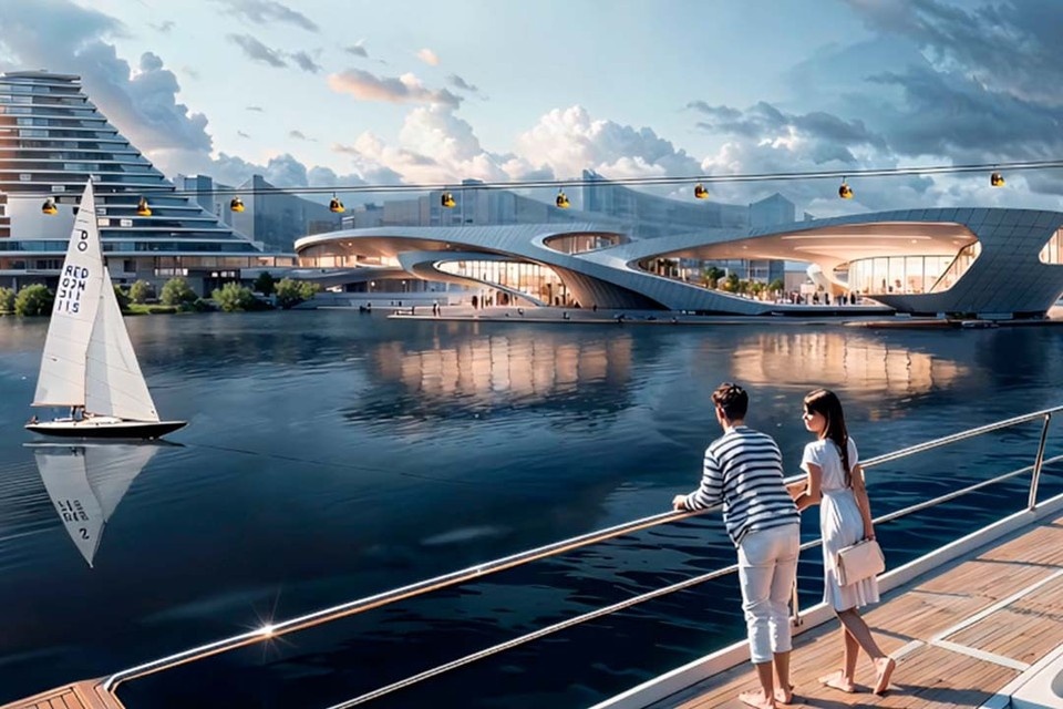    Проект круглогодичного курорта в Горской. Фото: Смольный