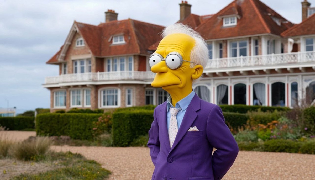 Предсказатель смотрит ошарашено вдаль - на рынок.