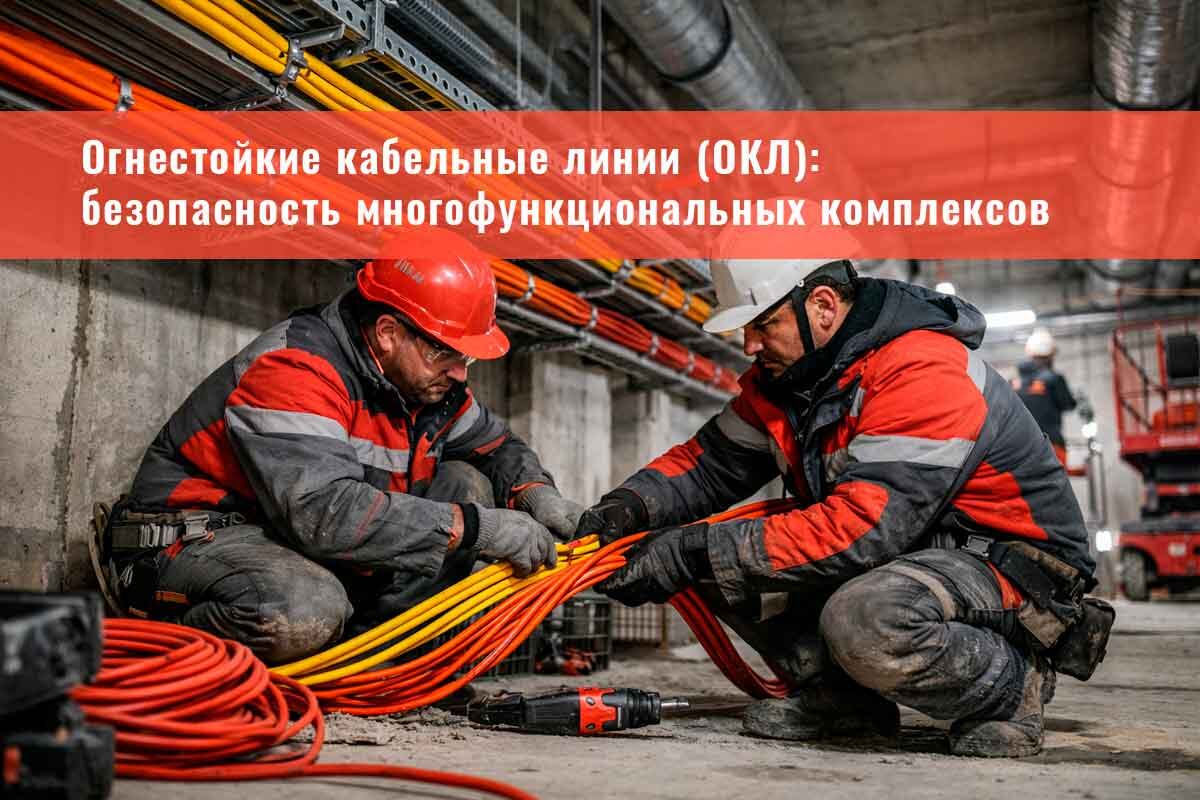 Огнестойкие кабельные линии (ОКЛ): безопасность многофункциональных комплексов