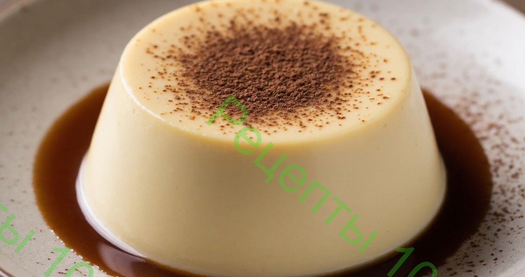 Десерт кофейная панна-котта.