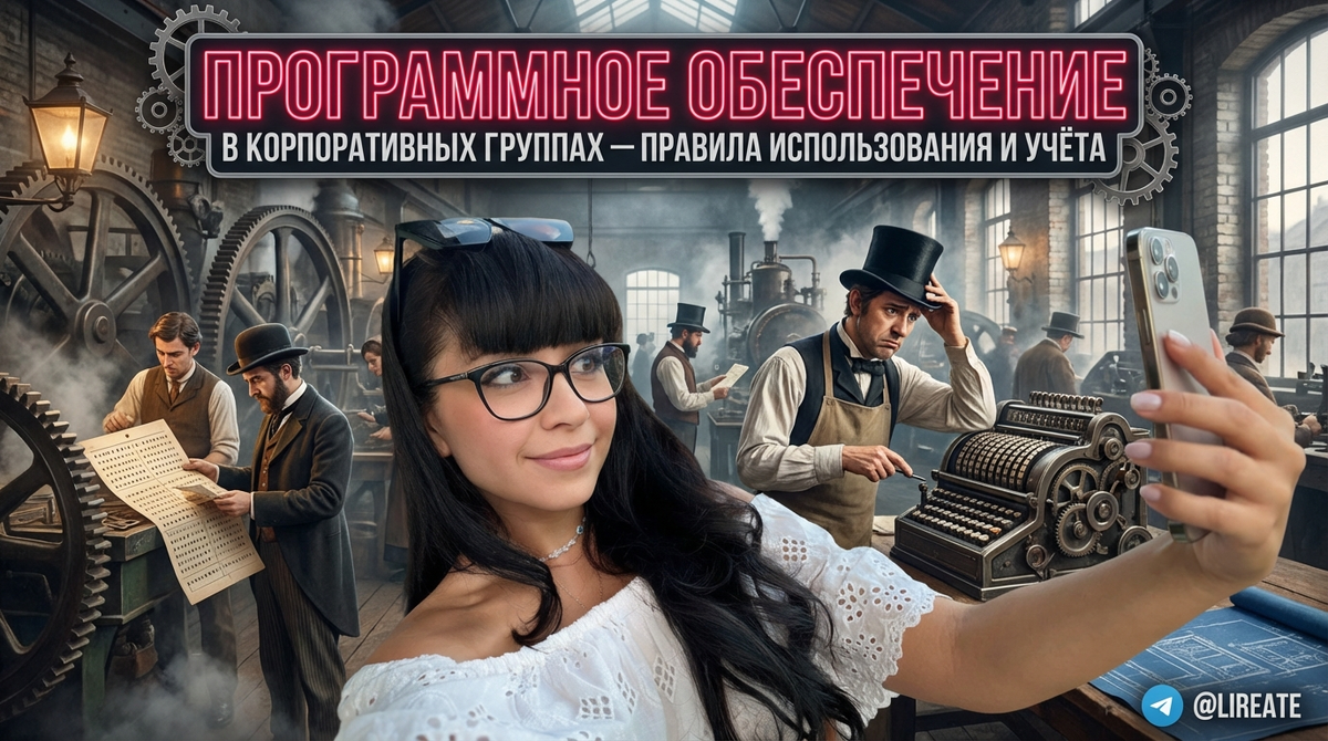    Правила использования и учёта программного обеспечения в корпоративных группах. Лирейт