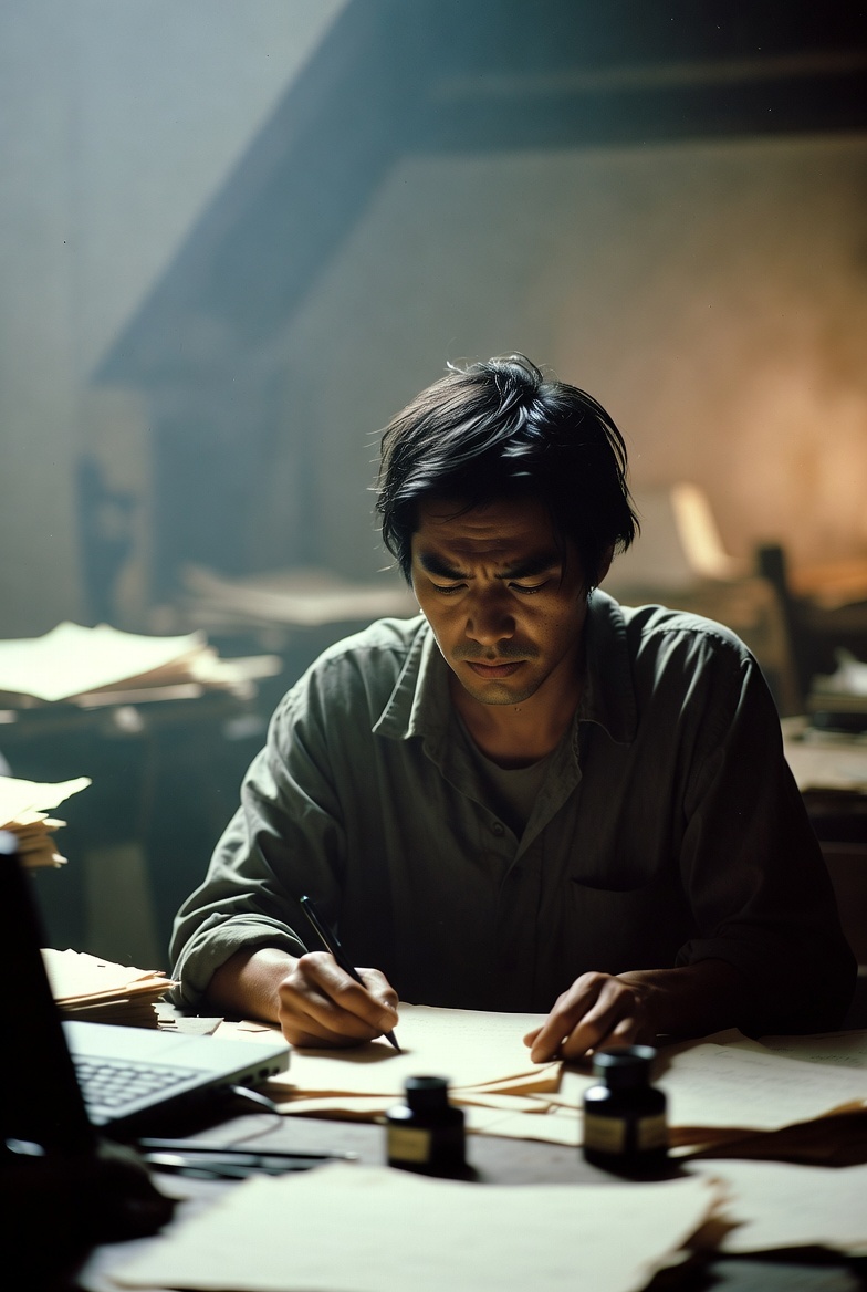 Потому что он уже прочёл
сам себя.
